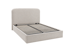 Alderley Ottoman Bed - Small Double / Light Stone