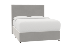 Fife Bed Silver Grey - Super King / Bed Frame / Brushed Bronze