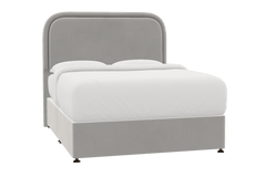 Harewood Bed Silver Grey - Single / Ottoman / Wooden Wedge