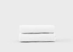 Brushed Tencel Fitted Sheet - King / Pure White