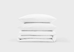 Simba Sleep Cotton Percale Bedding Set - Single / Dusty Rose