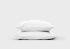 Simba Sleep White Egyptian Cotton Pillowcase Pair - 50X75cm / Pure