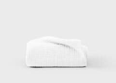 Soft Muslin Throw - Medium: W180 x L220 (cm) / Pure White