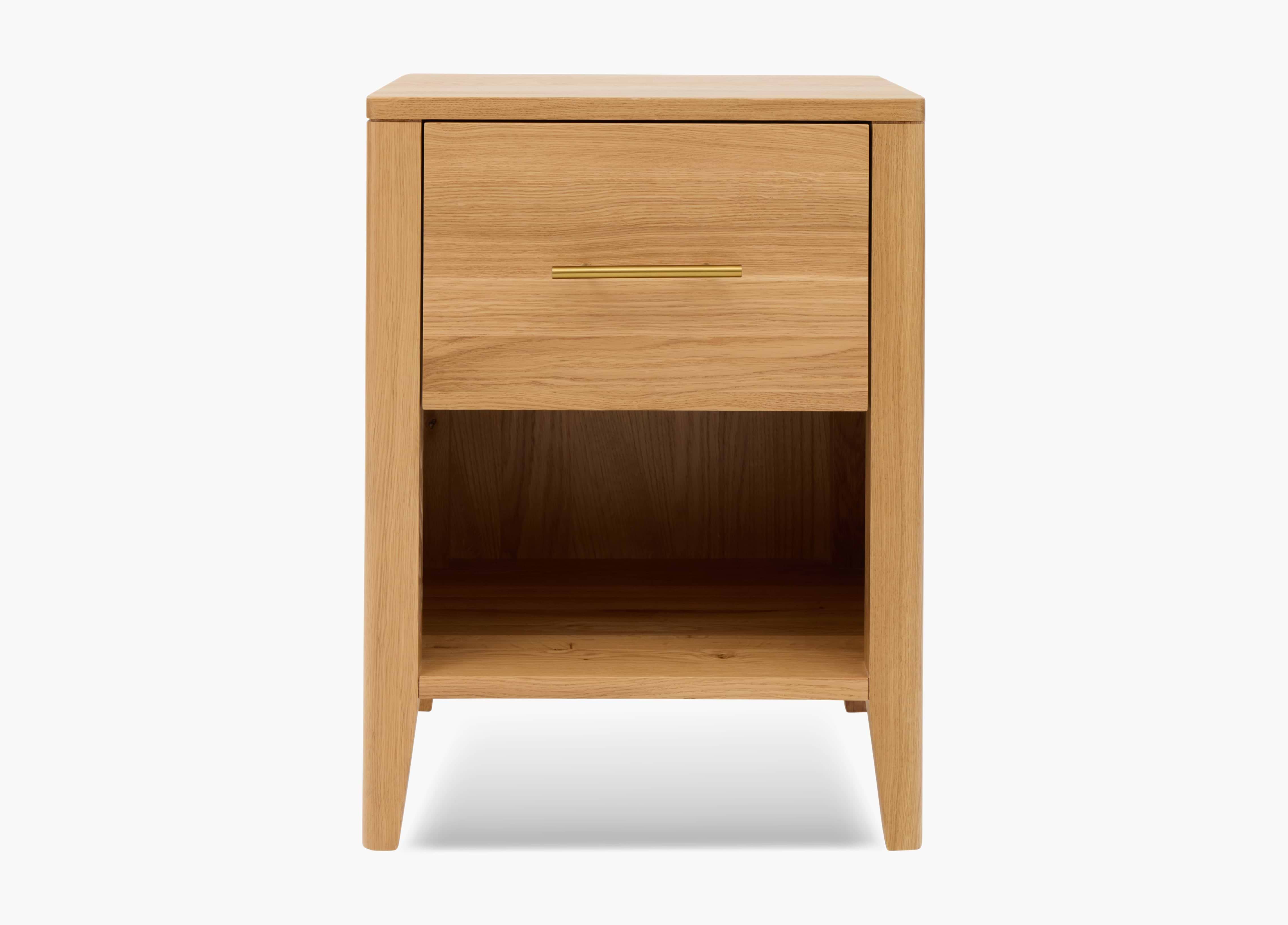 Yasumi 1 Drawer Oak Bedside Table