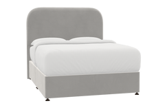 Thorner Bed Silver Grey - Single / Bed Frame / Brushed Steel