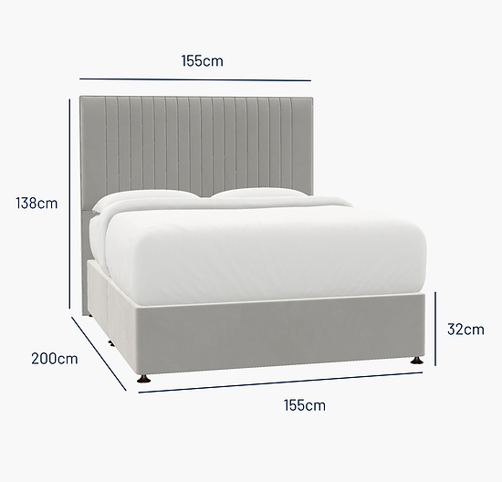 Camden King Bed - No Storage