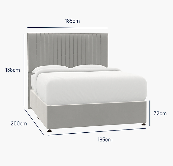 Camden Super King Bed - No Storage