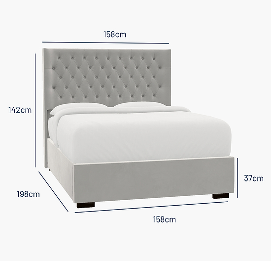 Didsbury Double Bed - Ottoman