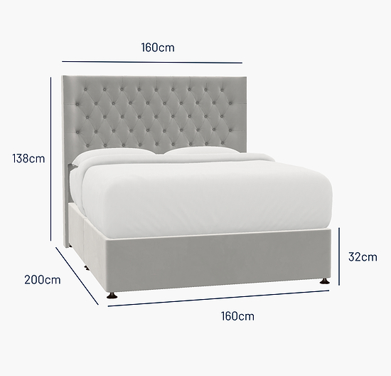 Didsbury King Bed - No Storage