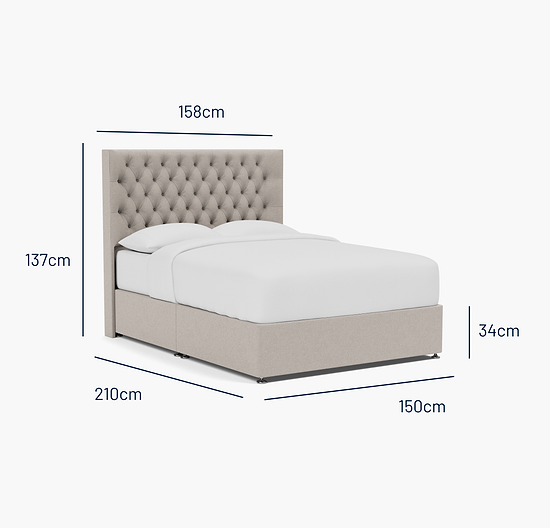 Didsbury King Bed - No Storage