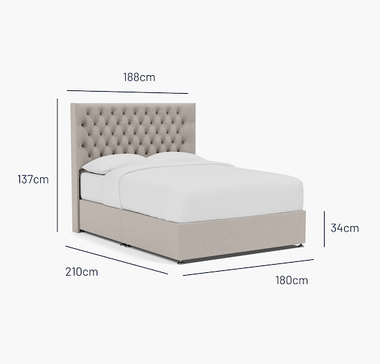 Didsbury Super King Bed - No Storage
