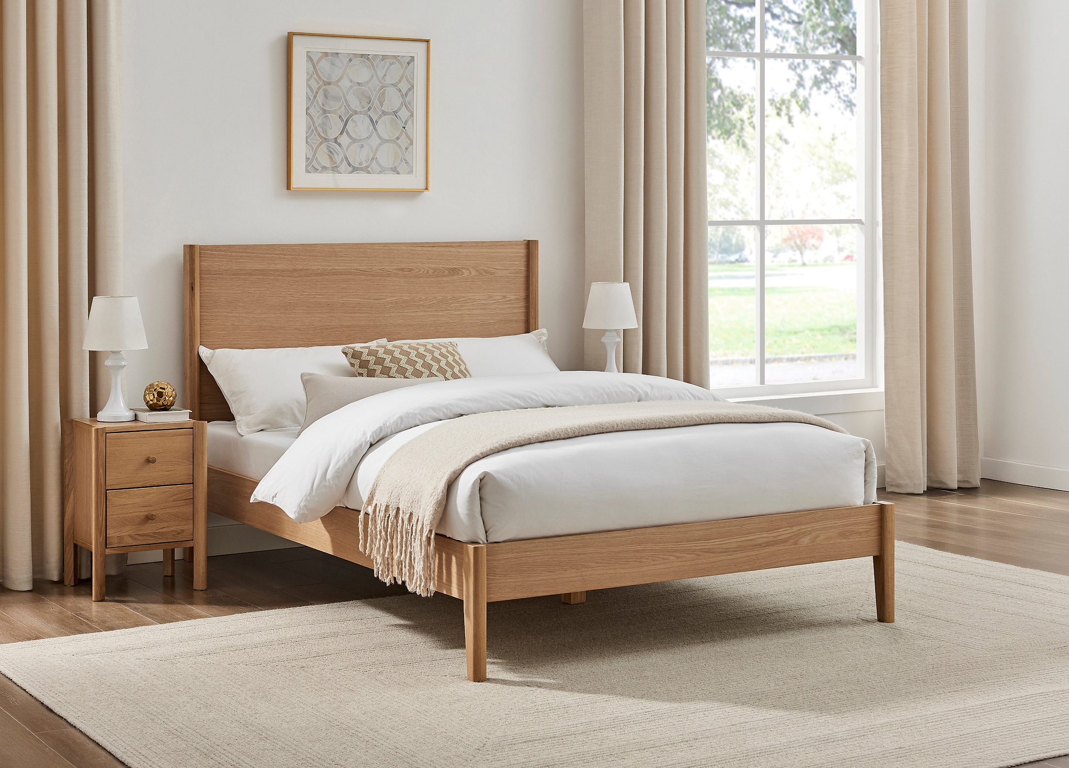 Epping Solid Oak Bed