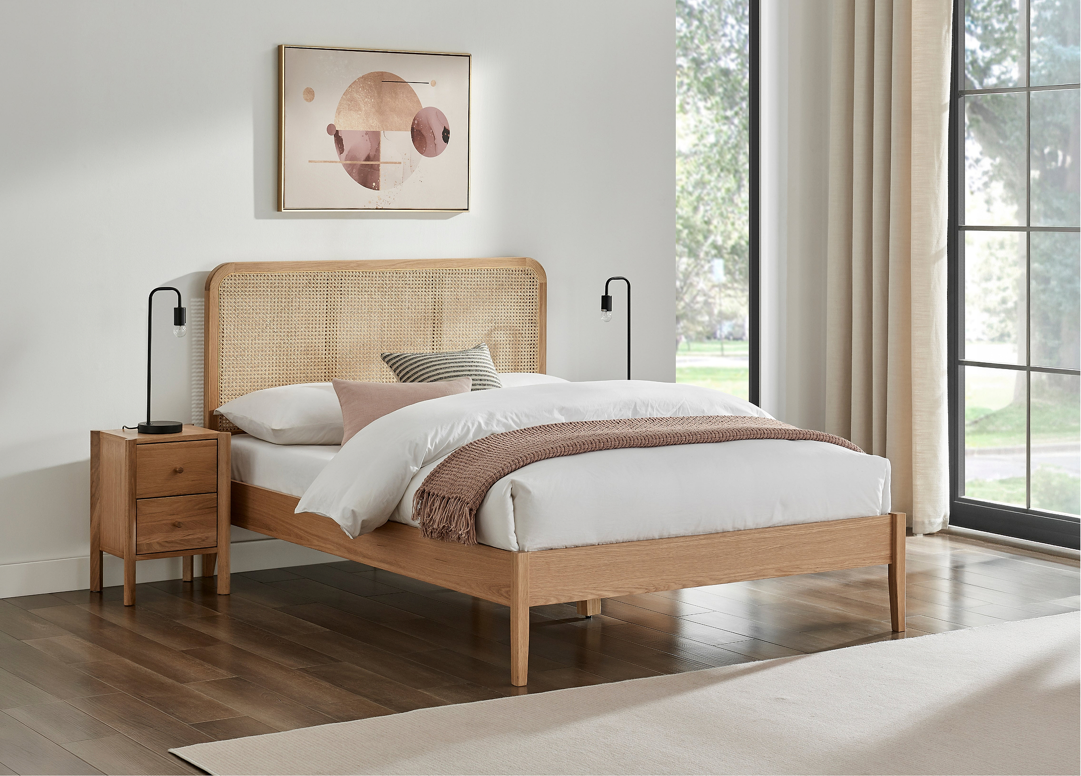 Fernley Solid Oak Bed