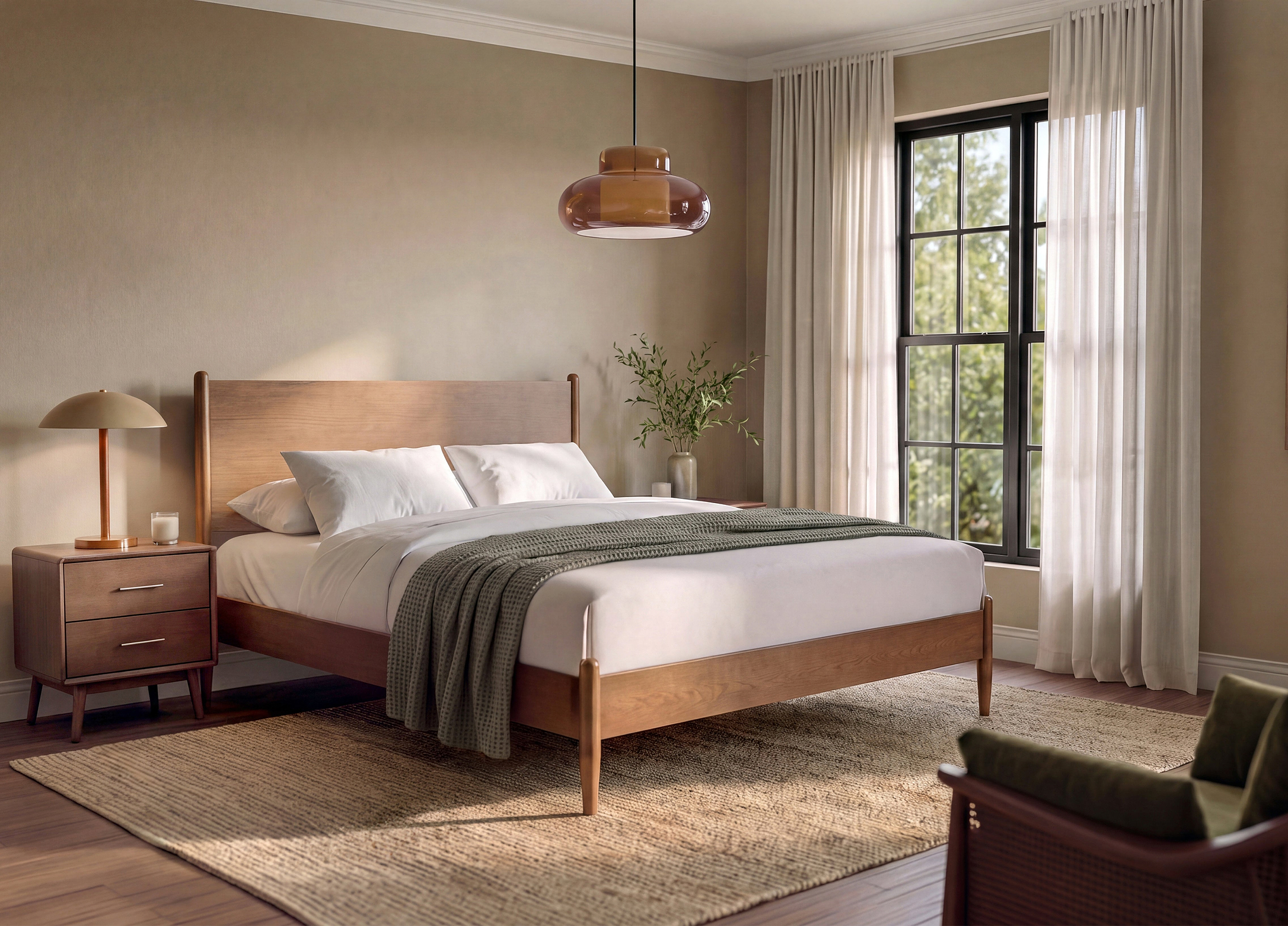 Fernwood Wooden Bed