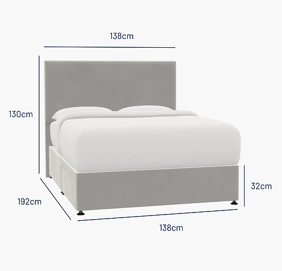 Fife Double Bed - 2 Drawer