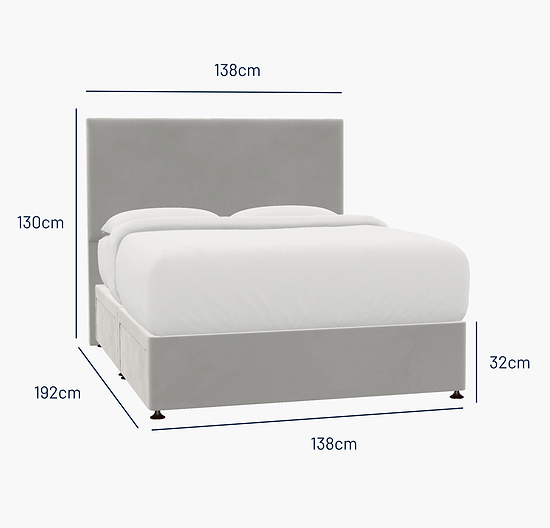 Fife Double Bed - 4 Drawer