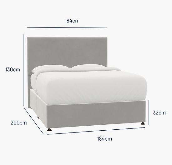 Fife Super King Bed - No Storage