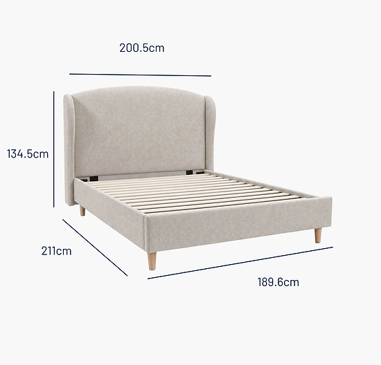 Hampstead Bed Frame Chocolate Super King