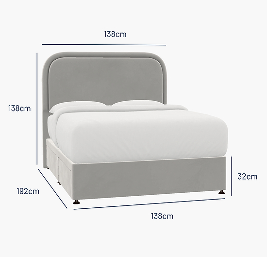 Harewood Double Bed - 4 Drawer