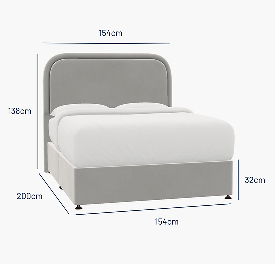 Harewood King Bed - No Storage