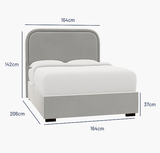 Harewood King Bed - Ottoman