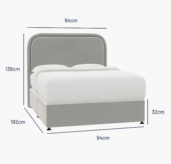 Harewood Single Bed - 2 Drawer