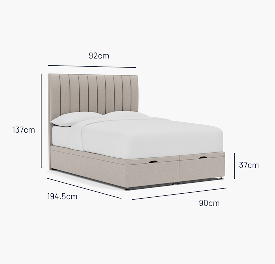 Hebden Single Bed - No Storage