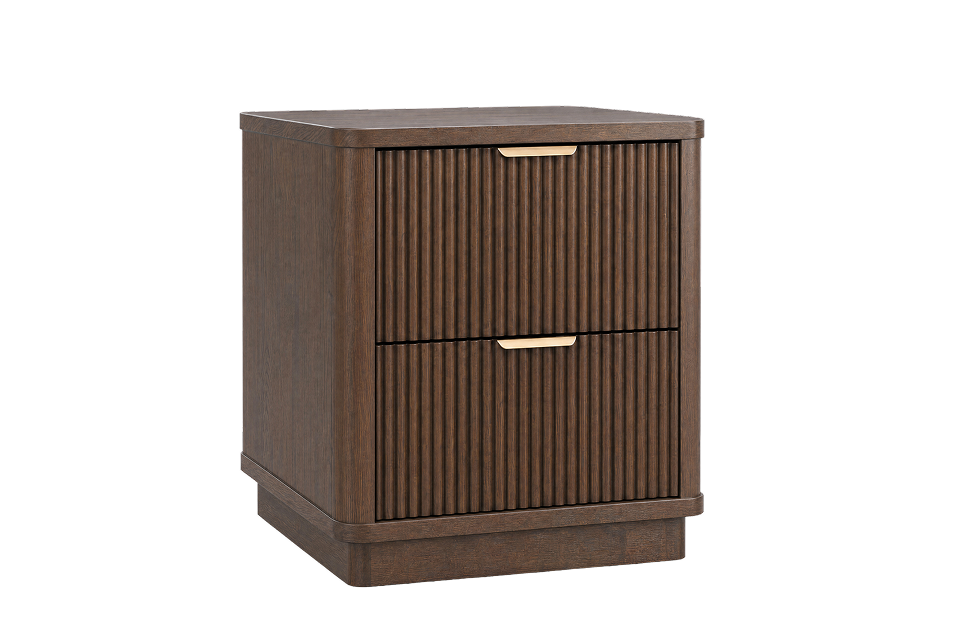 Hurst 2 Drawer Bedside Table