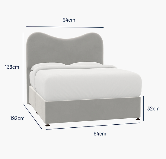 Jesmond Single Bed - No Storage