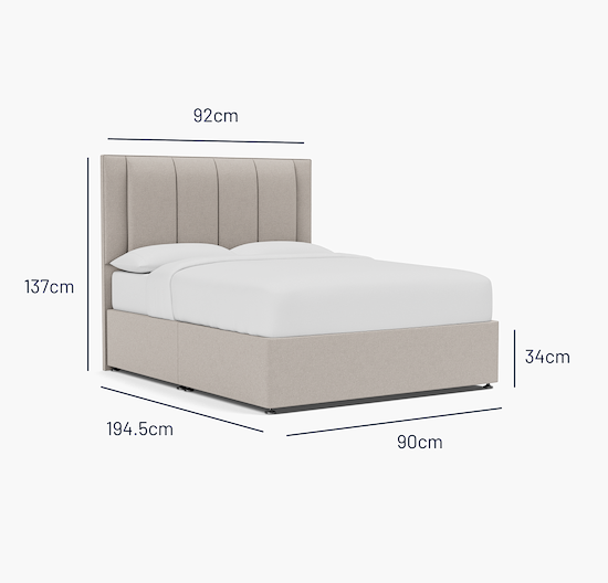 Kelham Single Bed - No Storage