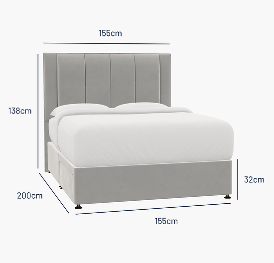 Kelham King Bed - 2 Drawer