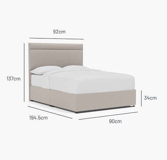 Ludlow Single Bed - No Storage
