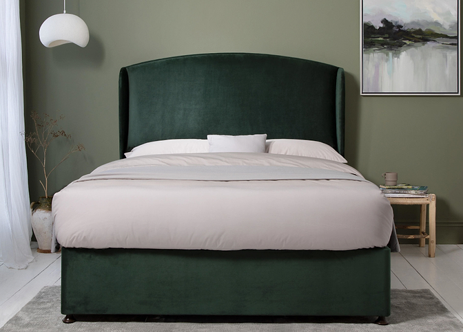 Melrose Bed Moss Green