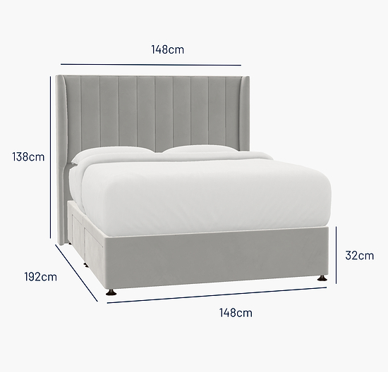 Putney Double Bed - 4 Drawer