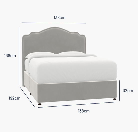 Richmond Double Bed - No Storage
