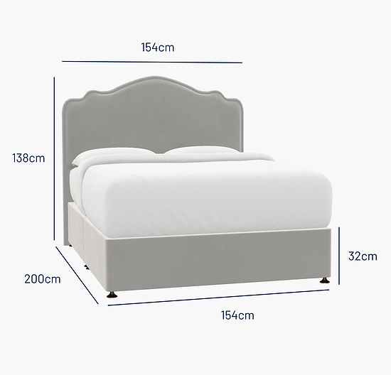 Richmond King Bed - No Storage