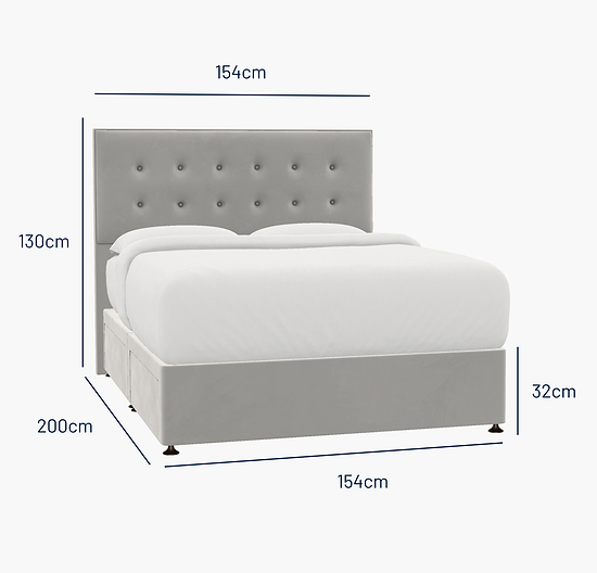 Saltaire King Bed - 4 Drawer