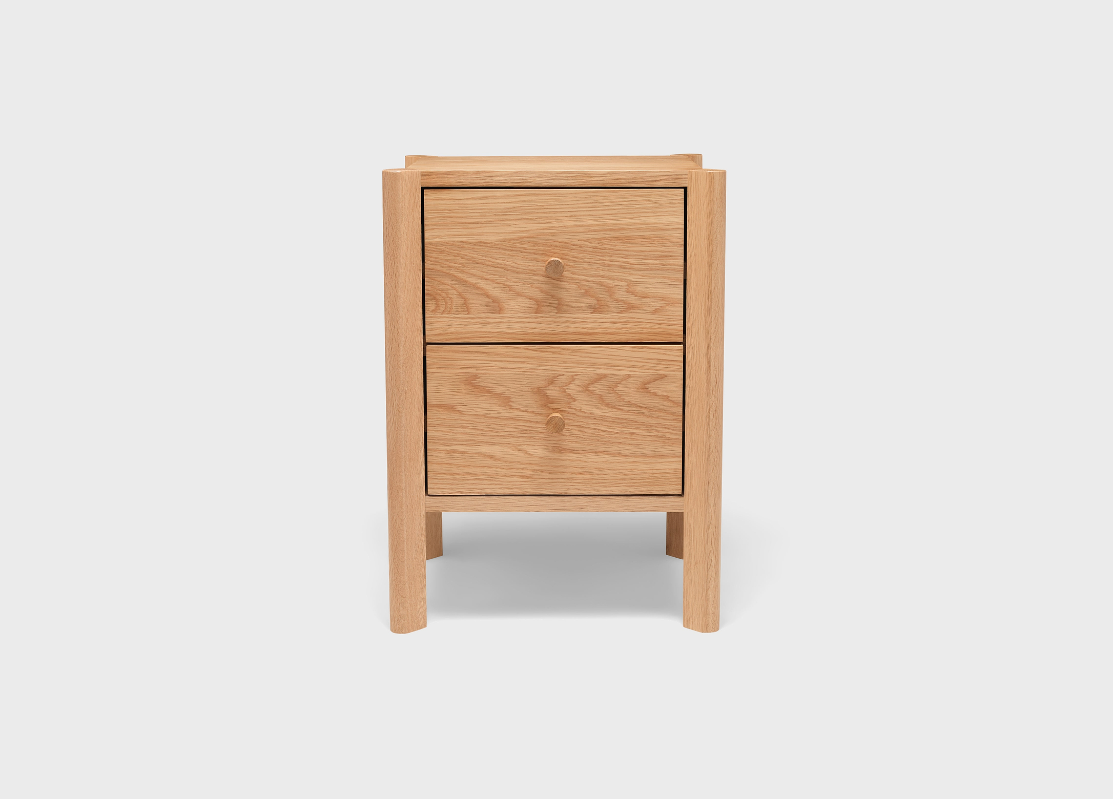 Glade 2 Drawer Wooden Bedside Table