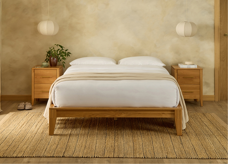 Wooden Platform Bed