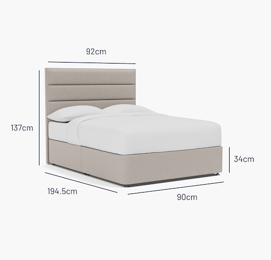 Wilmslow Single Bed - No Storage