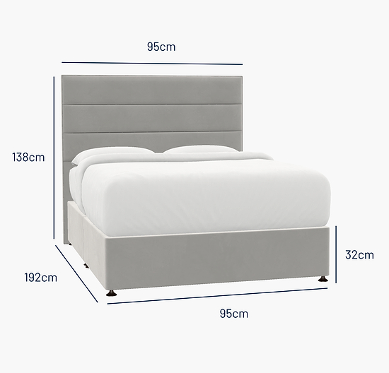 Wilmslow Single Bed - No Storage