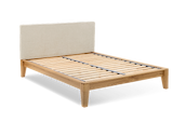 Yasumi Solid Oak Upholstered Bed