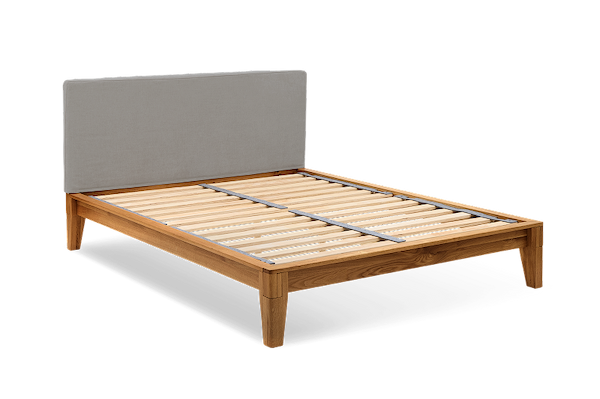 Yasumi Solid Oak Upholstered Bed