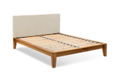 Yasumi Solid Oak Upholstered Bed